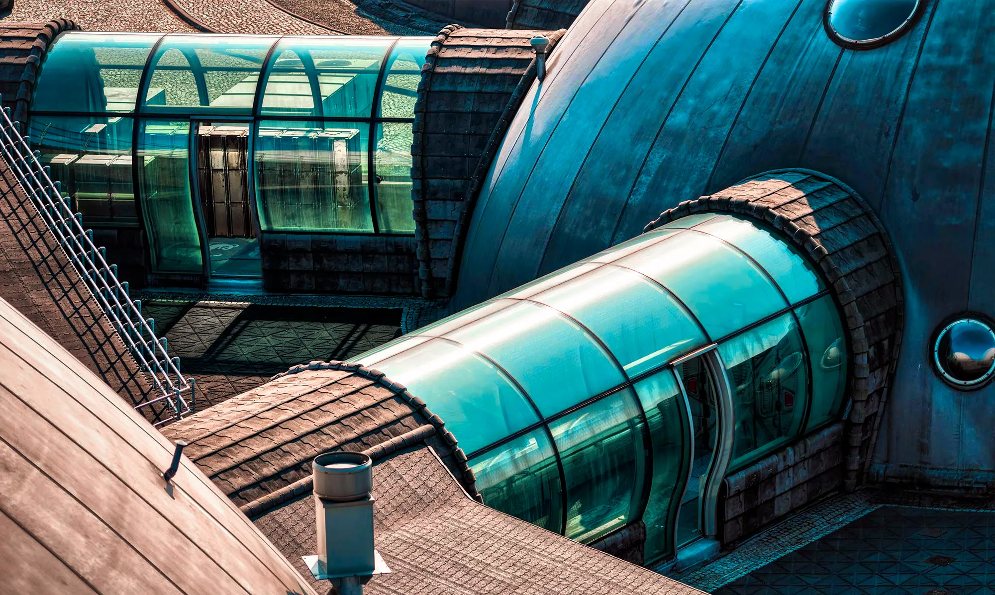 Przeszklony łącznik